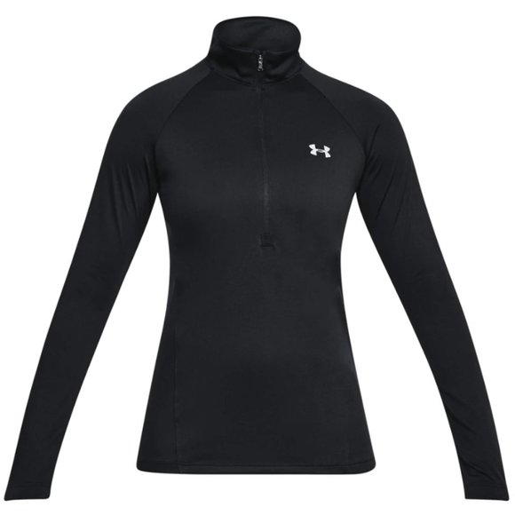 Under Armour NWT Women’s Tech Half Zip Black Pullover Small 1320126 - Picture 1 of 16